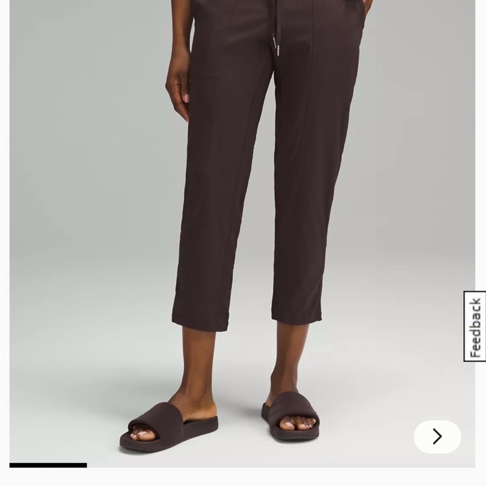 Lululemon Dance Studio Crop Brown